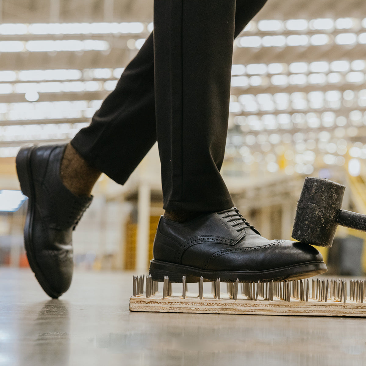 STEEL TOE OXFORD SHOE CAPTAIN BLACK – Oxford Steels