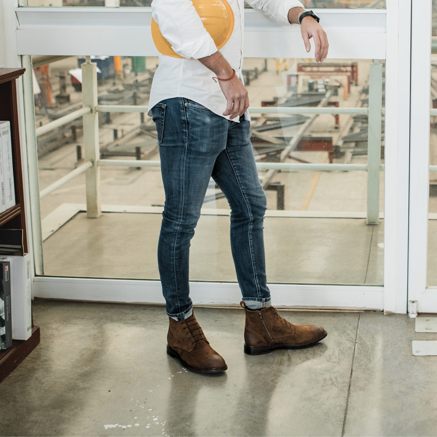 
                  
                    STEEL TOE LACE UP BOOT MICH  MOKA - Oxford Steels
                  
                