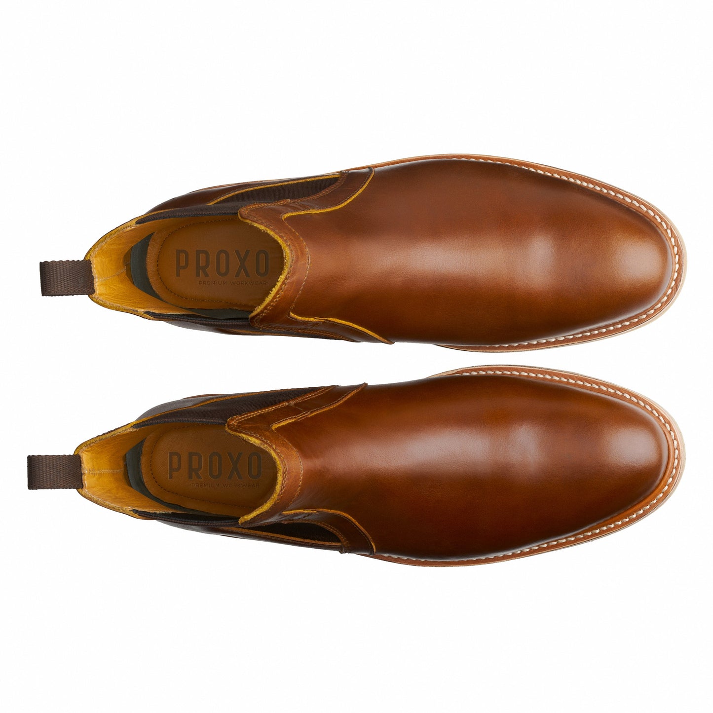 
                  
                    STEEL TOE CHELSEA BOOT WALLACE AMBER - Oxford Steels
                  
                