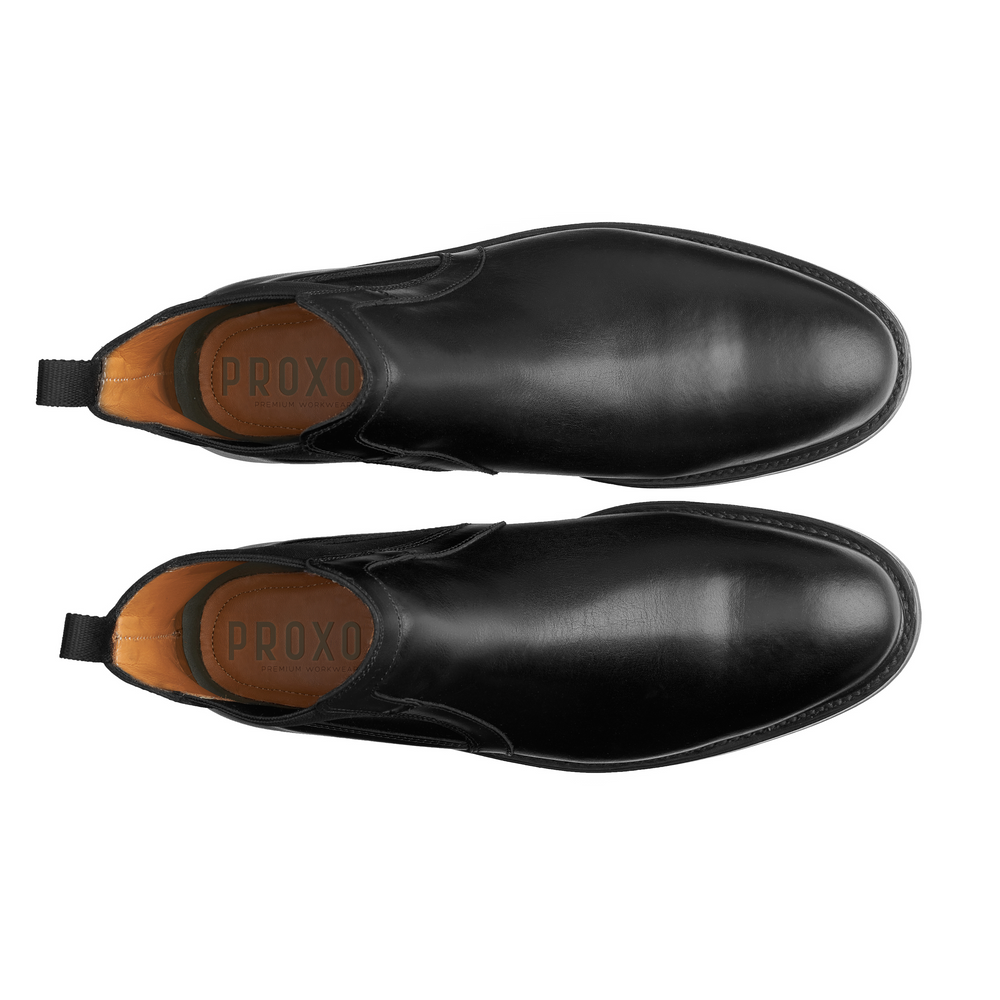 STEEL TOE CHELSEA BOOT WALLACE BLACK – Oxford Steels