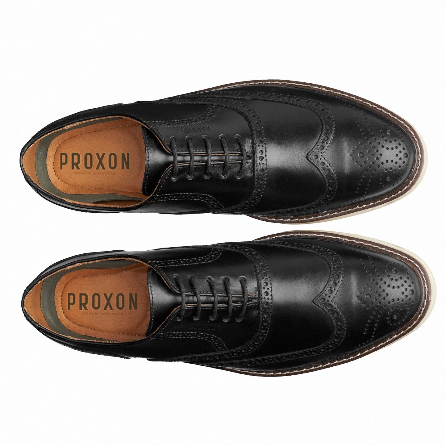 
                  
                    STEEL TOE OXFORD SHOE VOLTA BLACK - Oxford Steels
                  
                