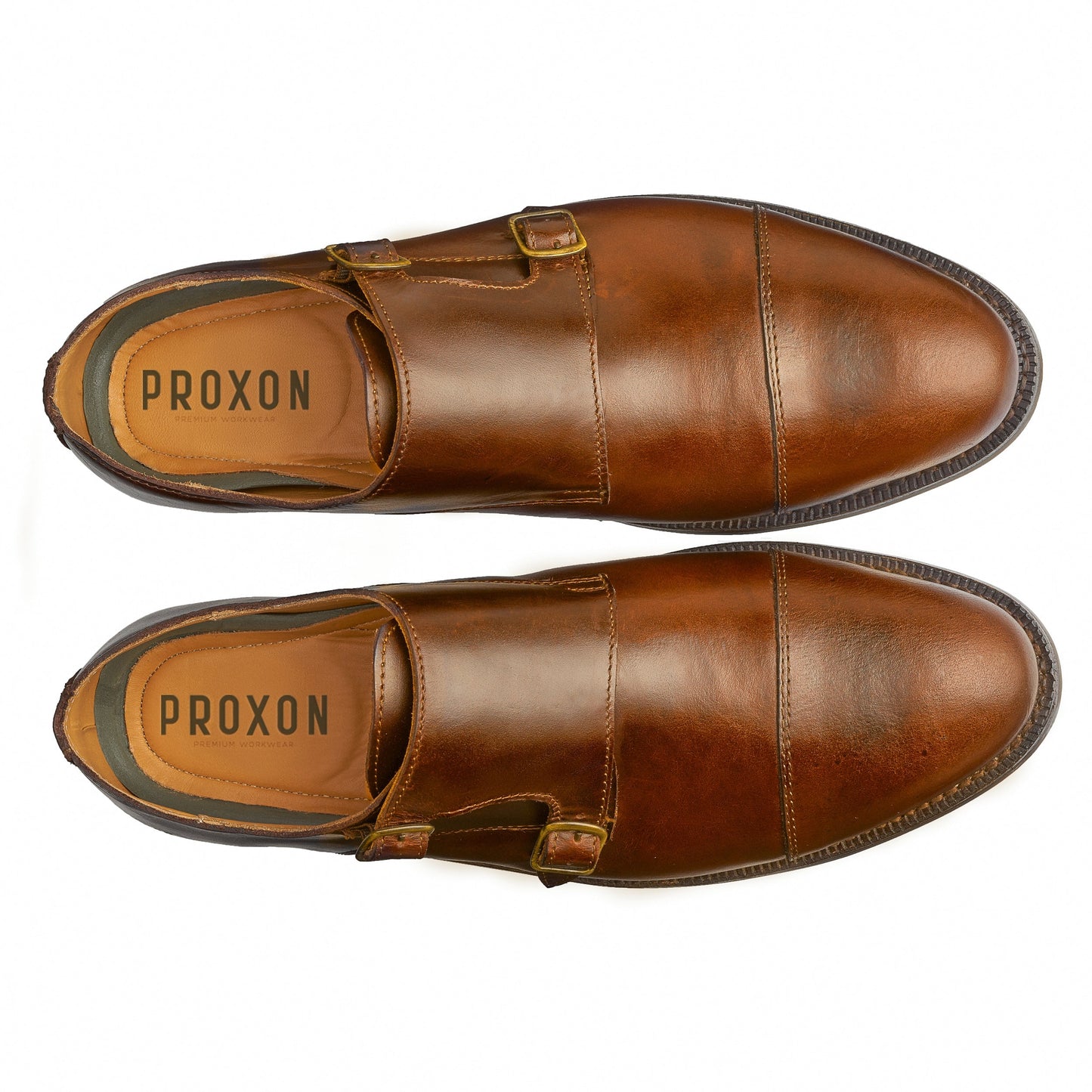 
                  
                    STEEL TOE MONK STRAP SHOE DANTE AMBER - Oxford Steels
                  
                