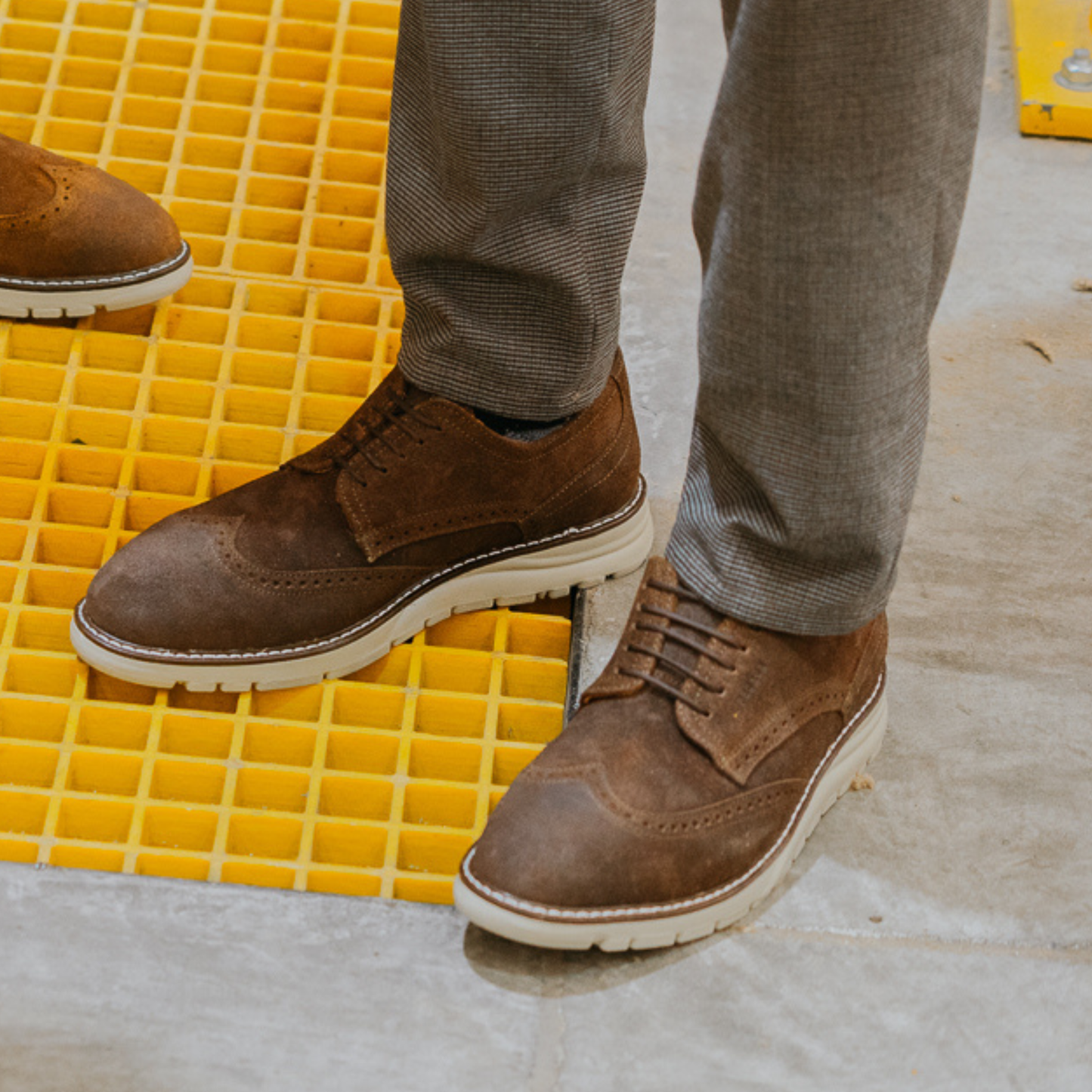 
                  
                    STEEL TOE DERBY SHOES MASTER MOKA - Oxford Steels
                  
                