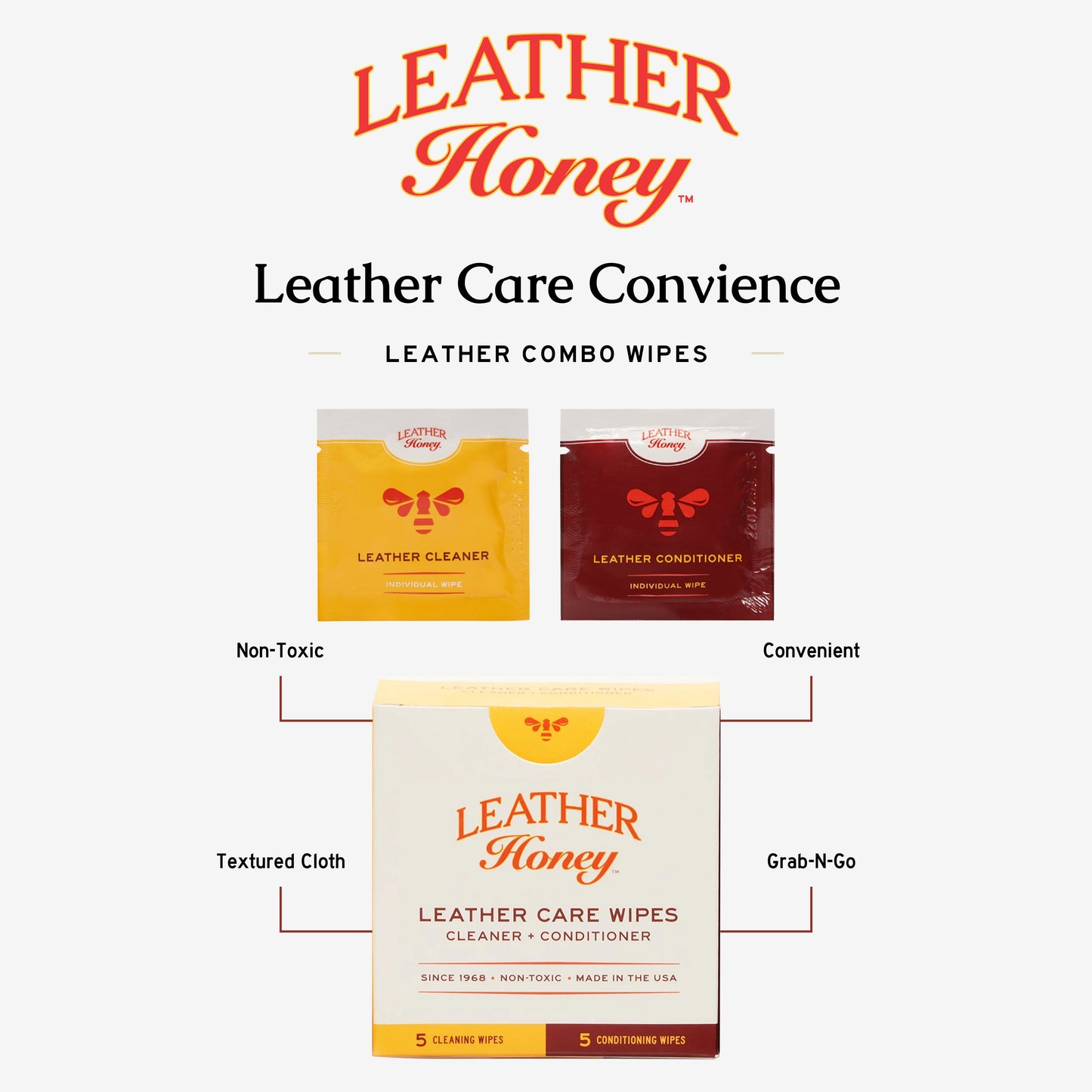 
                  
                    Leather Care Wipes (10 Pack) - Oxford Steels
                  
                