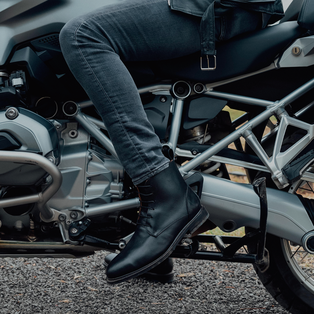 STEEL TOE LACE UP BOOT MICH BLACK – Oxford Steels