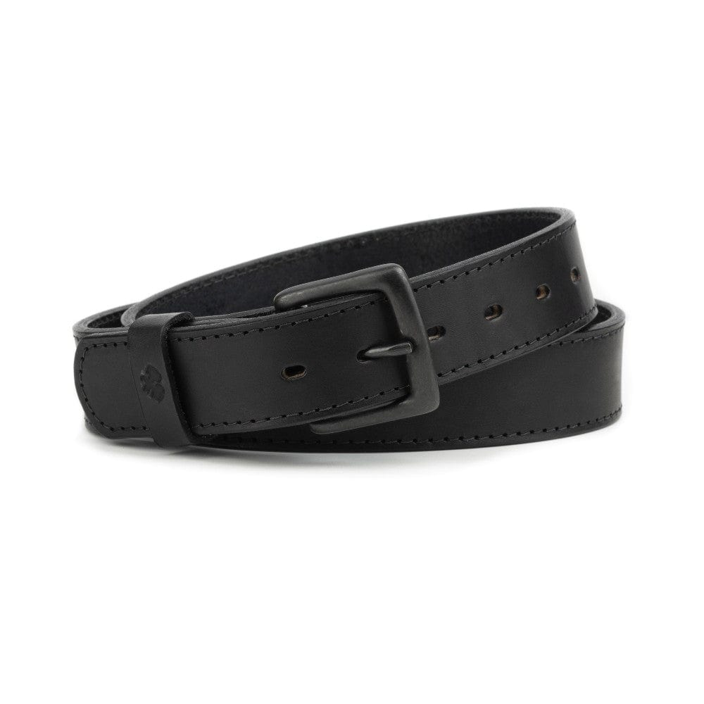 The All American Stitched Leather Belt - Oxford Steels
