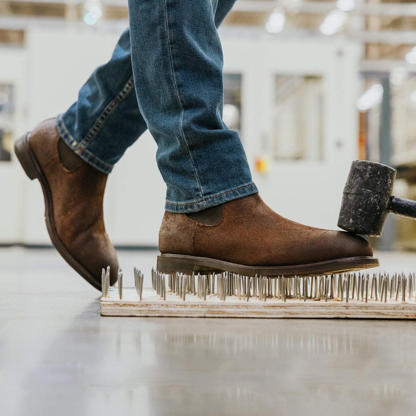 STEEL TOE CHELSEA BOOT BRONX MOKA - Oxford Steels