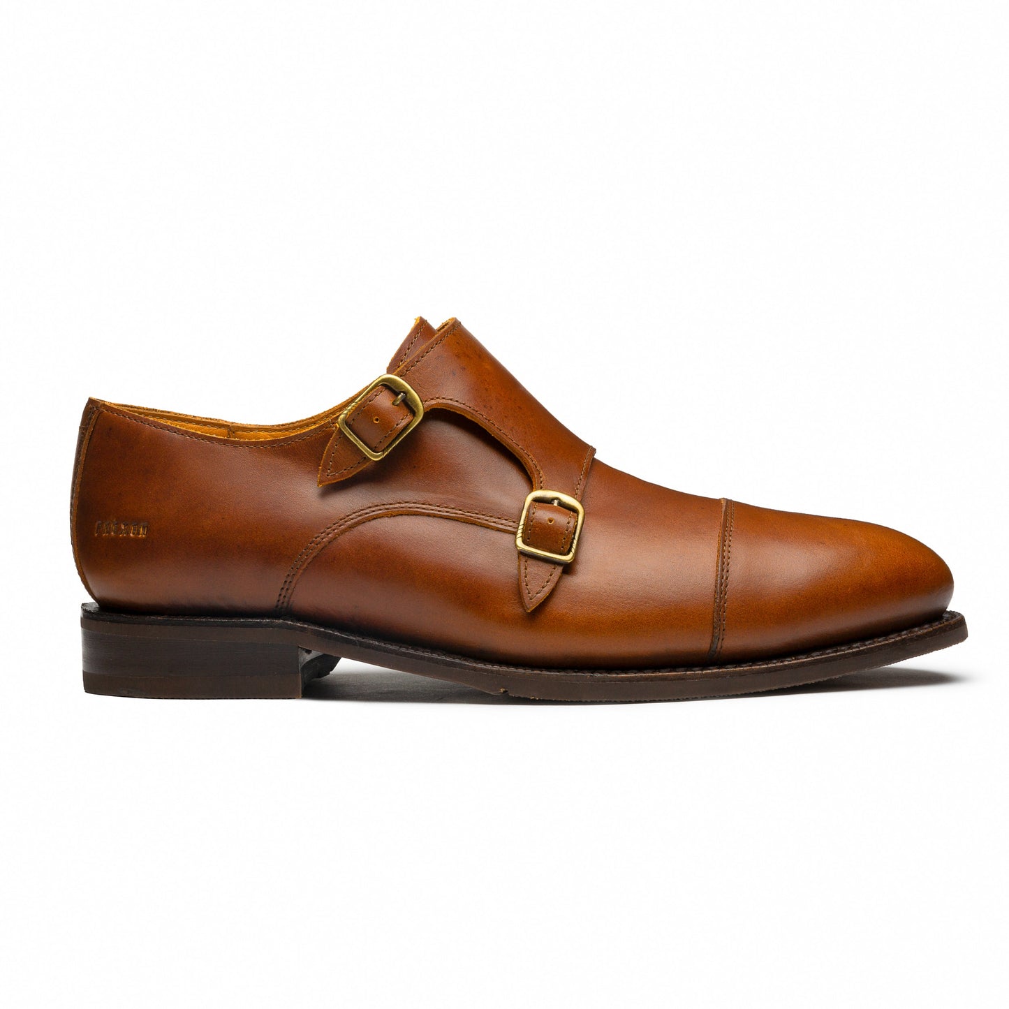 STEEL TOE MONK STRAP SHOE DANTE AMBER - Oxford Steels