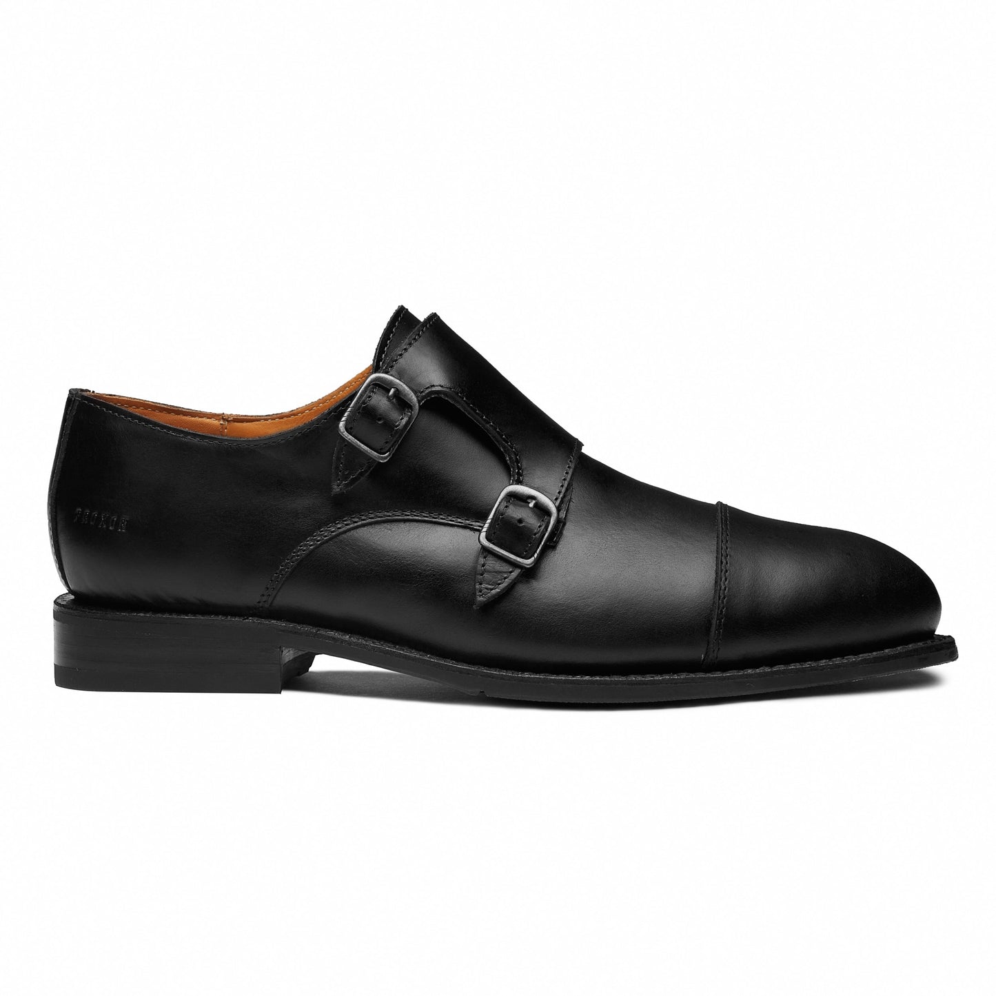 STEEL TOE MONK STRAP SHOE DANTE BLACK - Oxford Steels