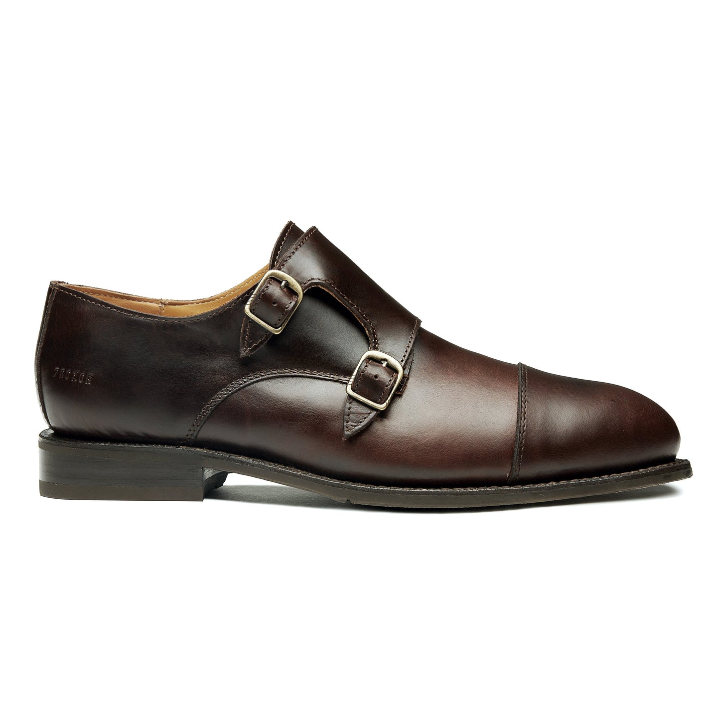 STEEL TOE MONK STRAP SHOE DANTE BROWN - Oxford Steels