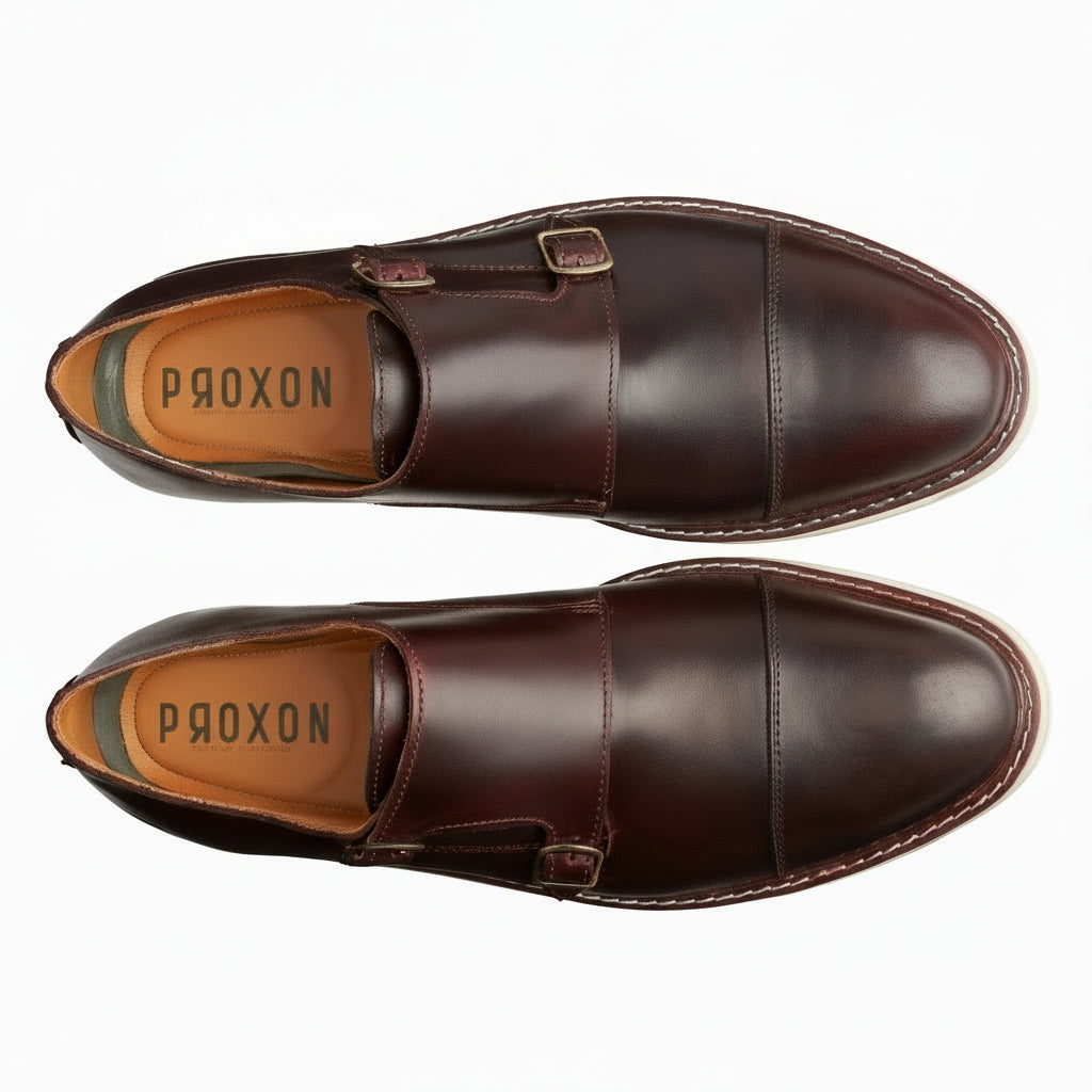 
                  
                    STEEL TOE MONK STRAP SHOE DANTE BROWN - Oxford Steels
                  
                