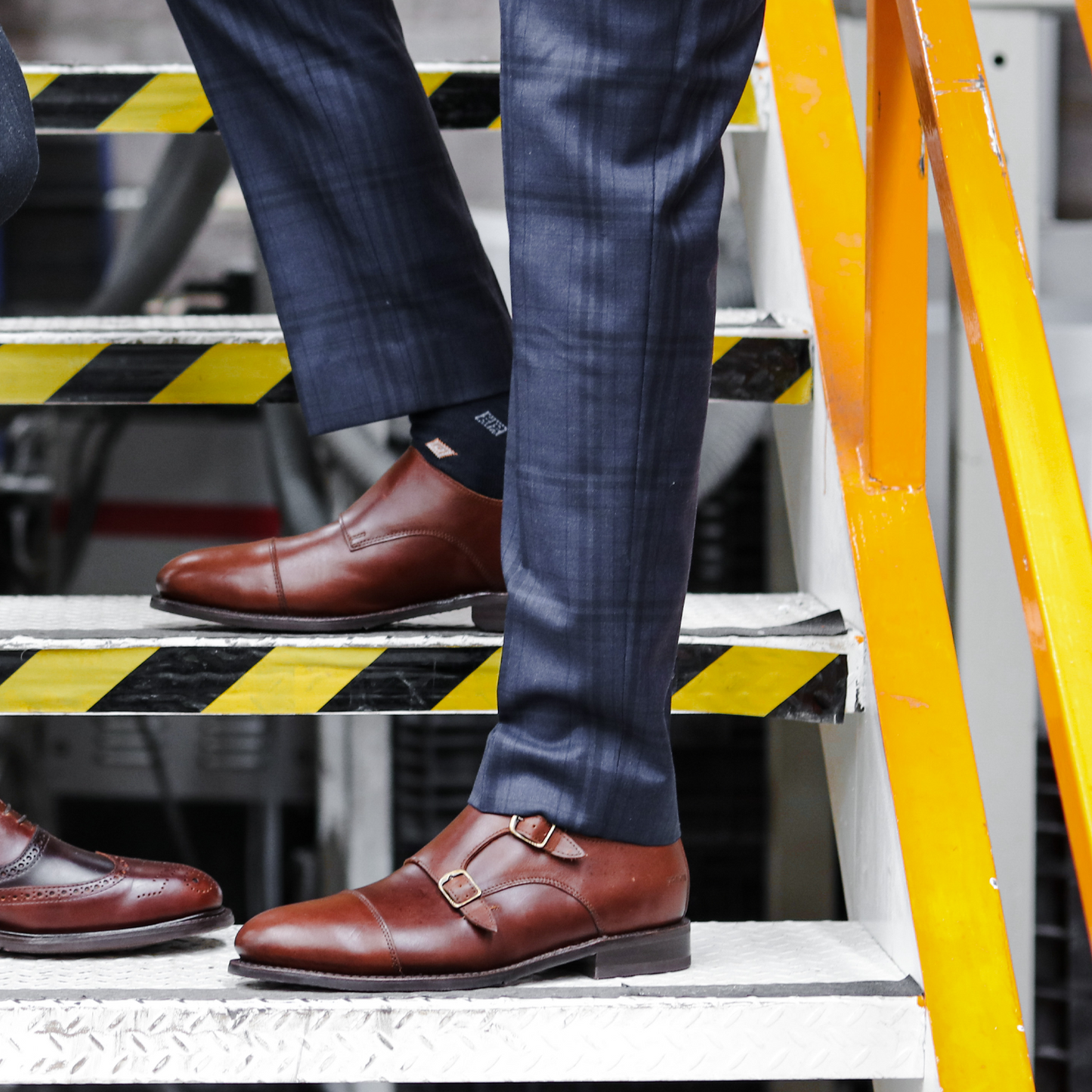 
                  
                    STEEL TOE MONK STRAP SHOE DANTE AMBER - Oxford Steels
                  
                