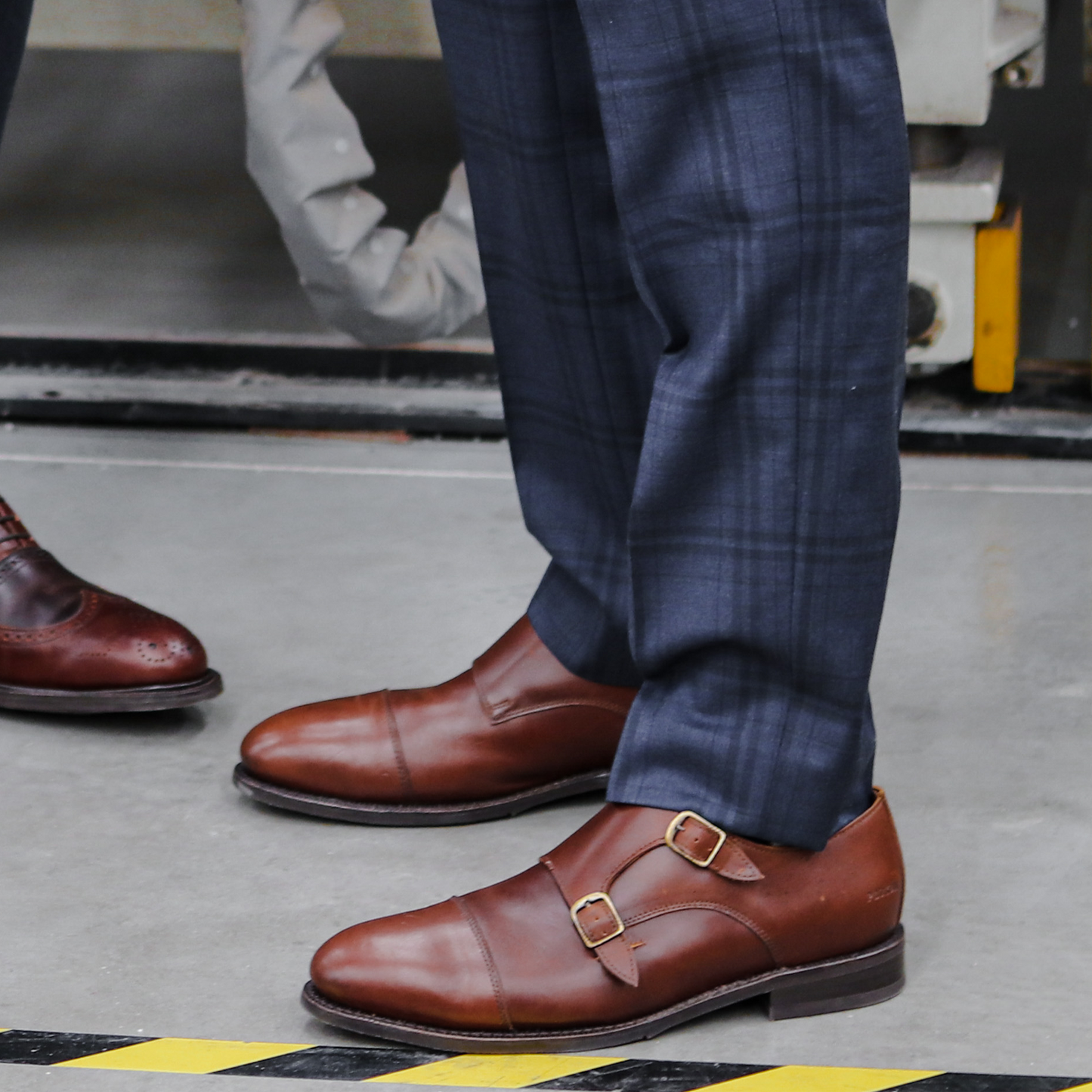 
                  
                    STEEL TOE MONK STRAP SHOE DANTE AMBER - Oxford Steels
                  
                