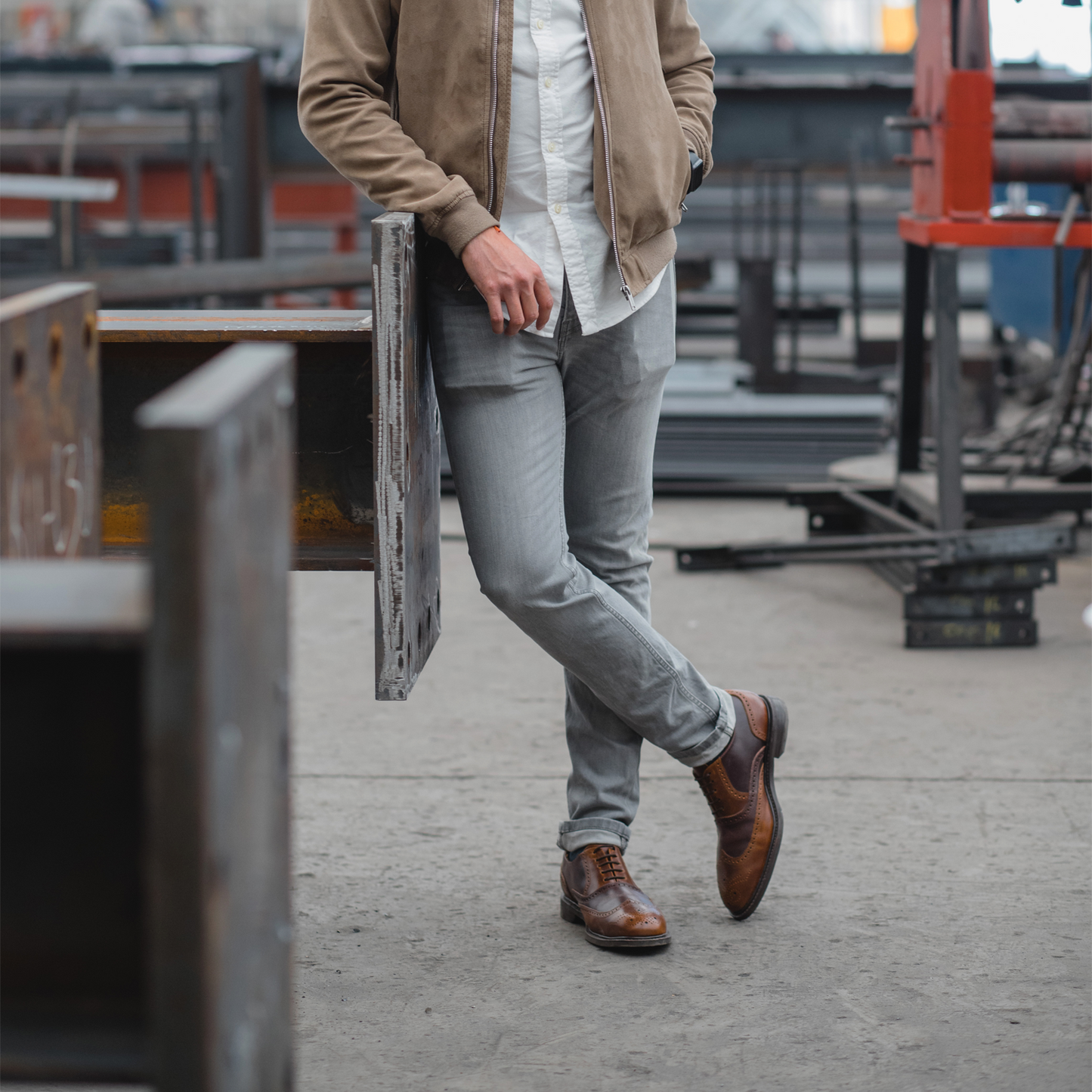 
                  
                    STEEL TOE OXFORD SHOE EAGLE - Oxford Steels
                  
                