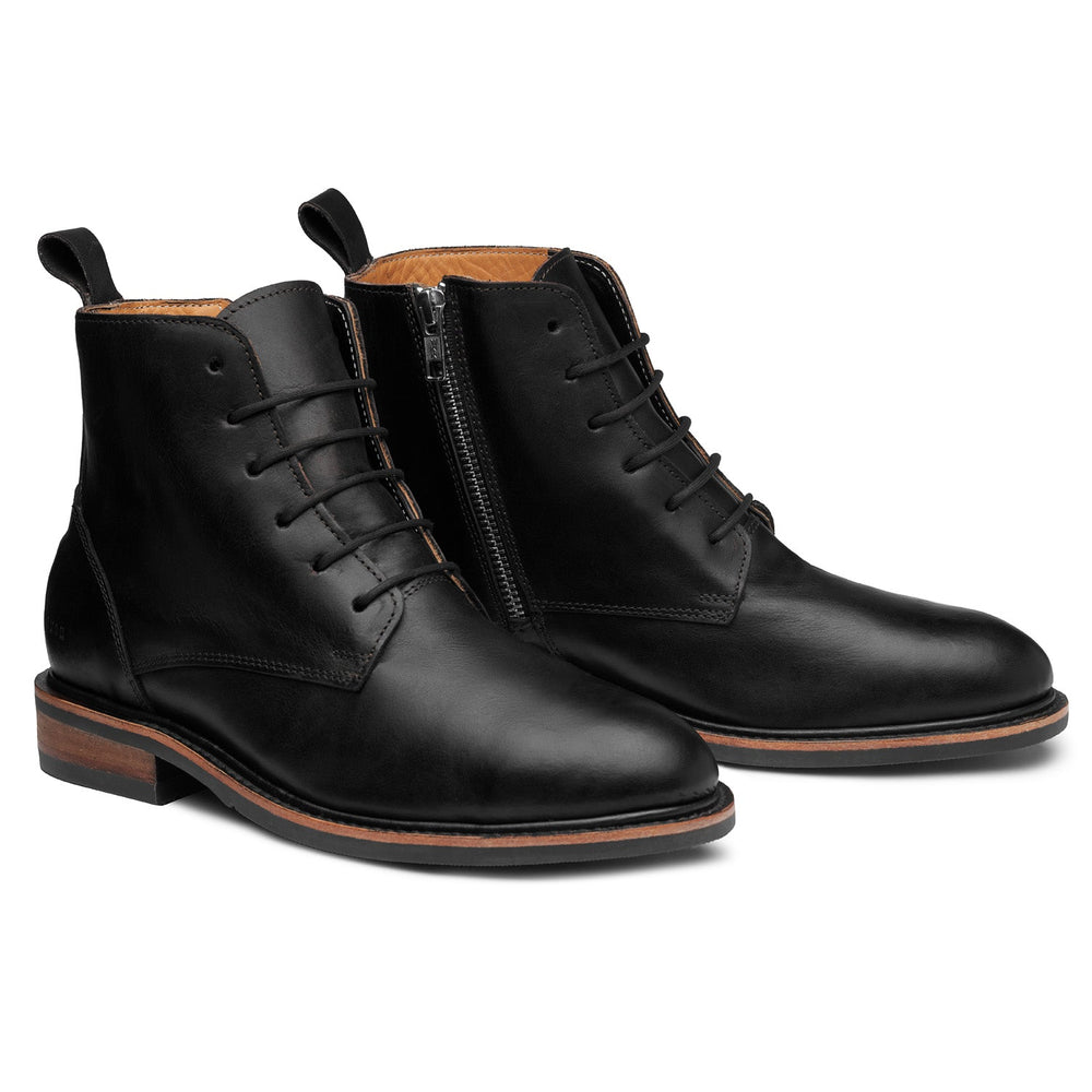 women's safety toe dress shoes WOMEN STEEL TOE BOOT ELISE Black 7