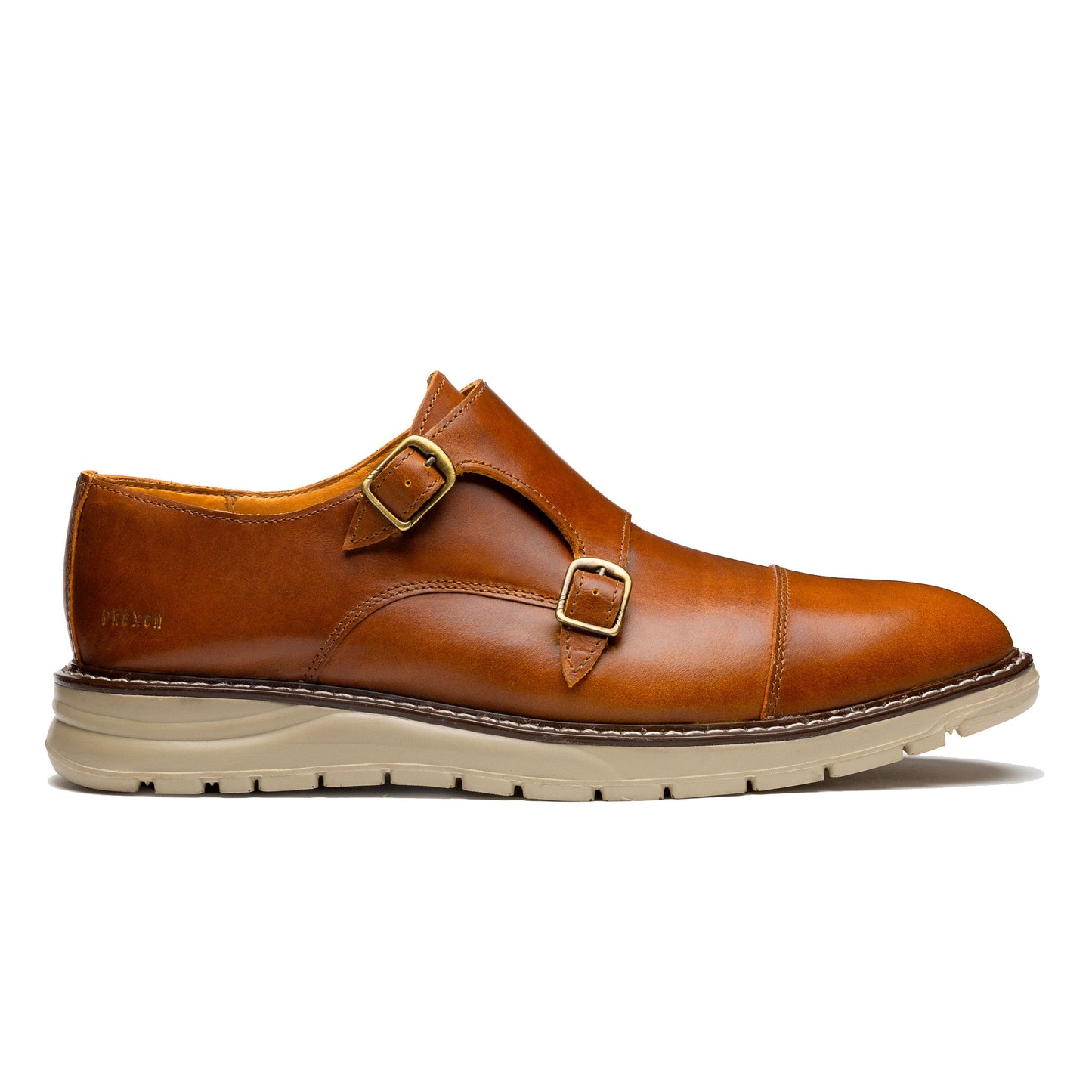 STEEL TOE MONK STRAP SHOE GRAND AMBER - Oxford Steels
