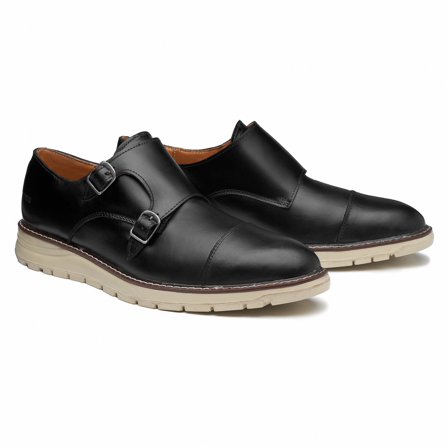 
                  
                    STEEL TOE MONK STRAP SHOE GRAND BLACK - Oxford Steels
                  
                