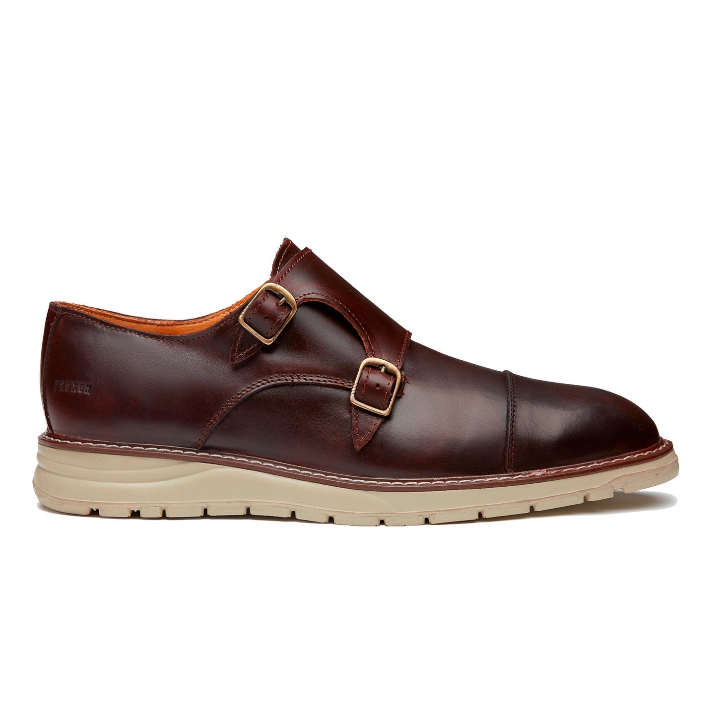 STEEL TOE MONK STRAP SHOE GRAND BROWN - Oxford Steels