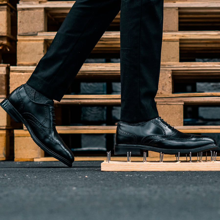 STEEL TOE OXFORD SHOE PILOT Black STEEL TOE OXFORD SHOE PILOT Black