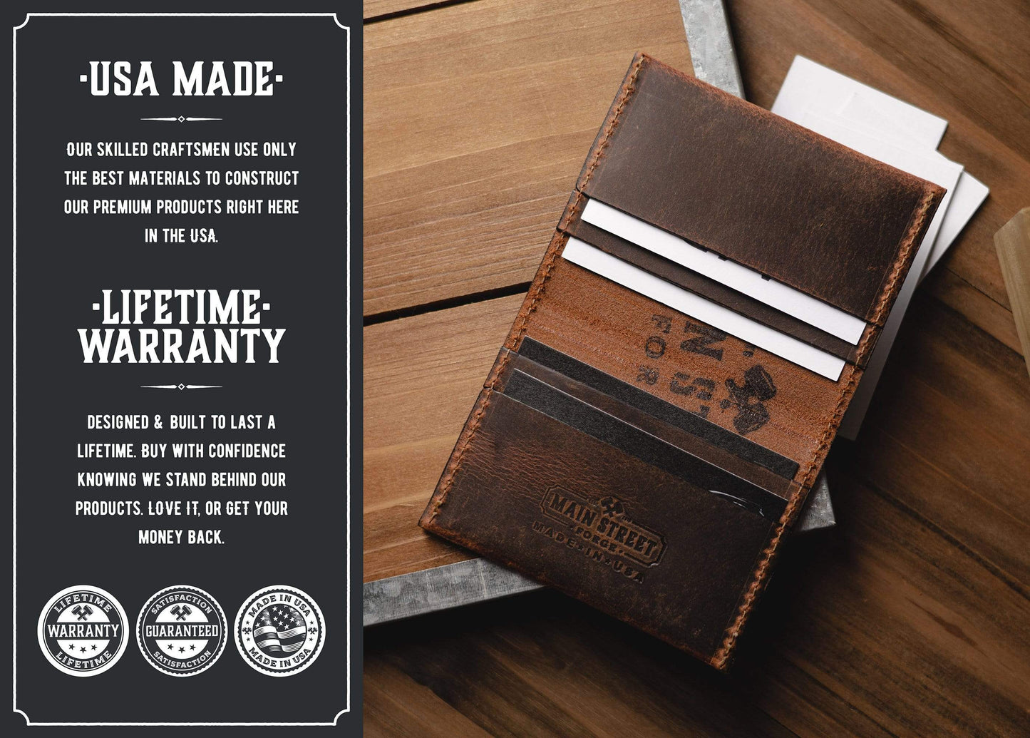 
                  
                    Business Card Holder / Wallet - Oxford Steels
                  
                