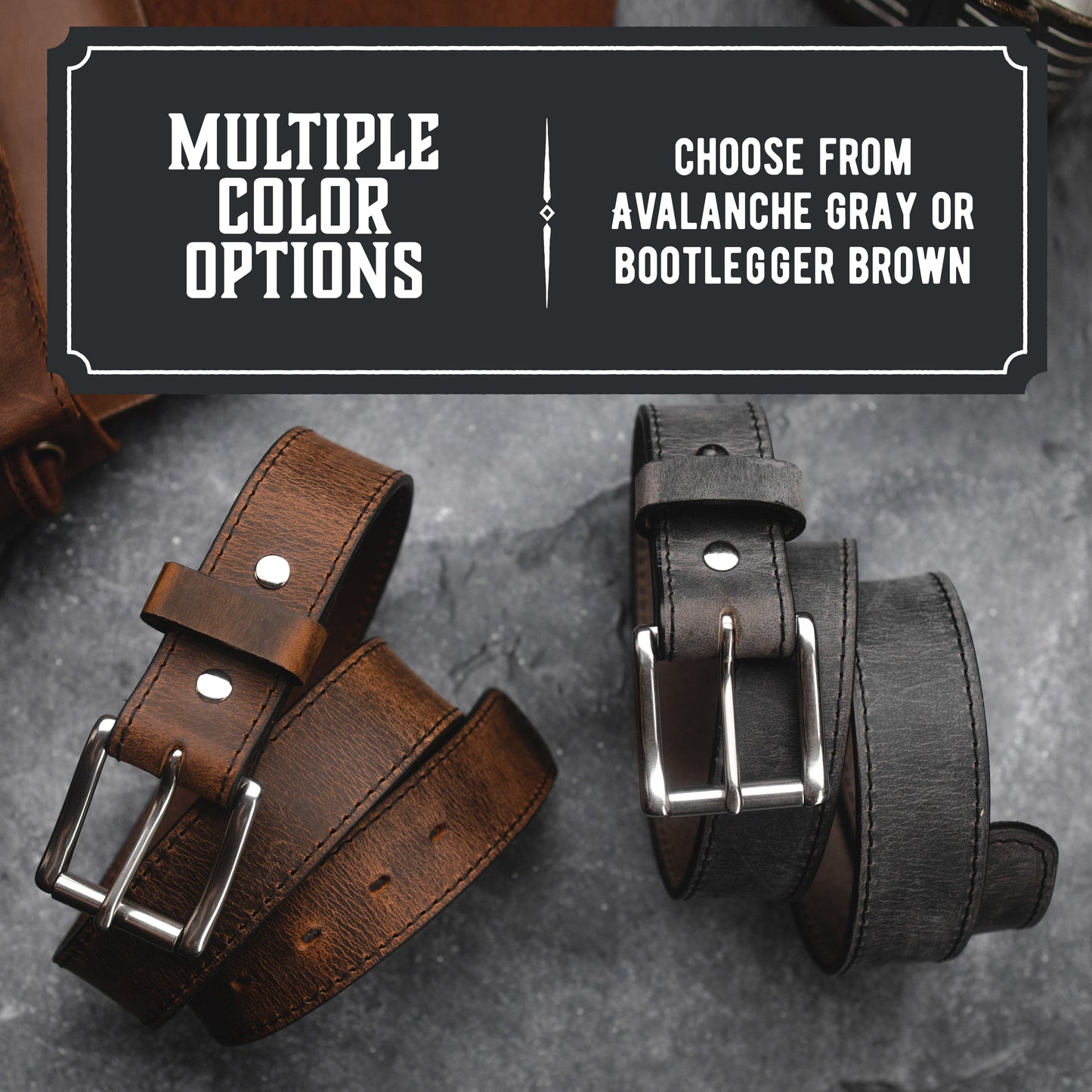 
                  
                    The Baron Leather Belt - Oxford Steels
                  
                