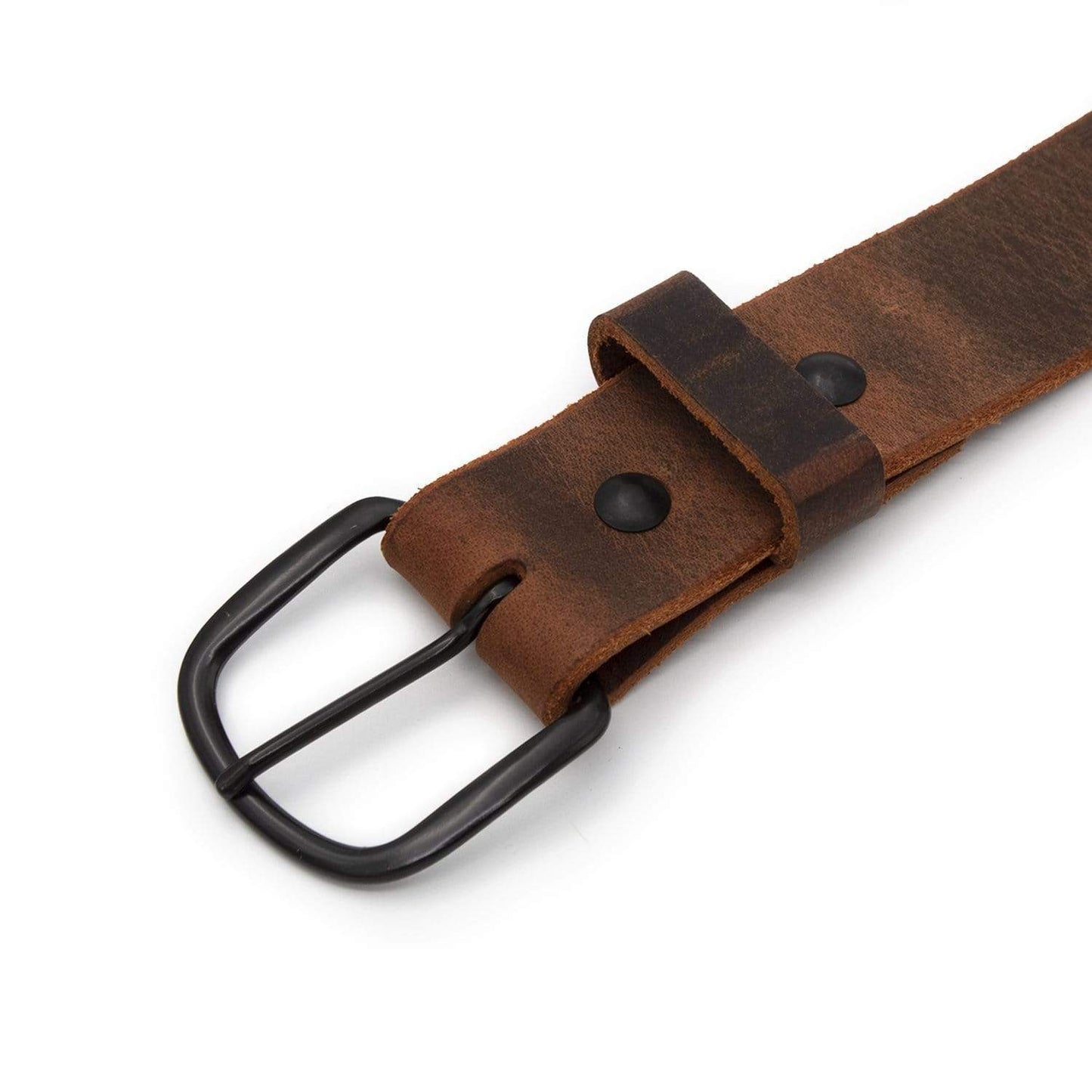 
                  
                    The Bootlegger Leather Belt - Oxford Steels
                  
                