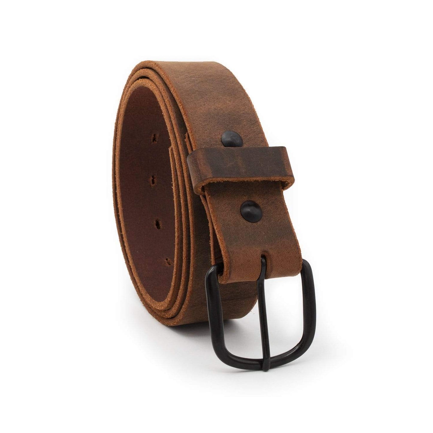 
                  
                    The Bootlegger Leather Belt - Oxford Steels
                  
                