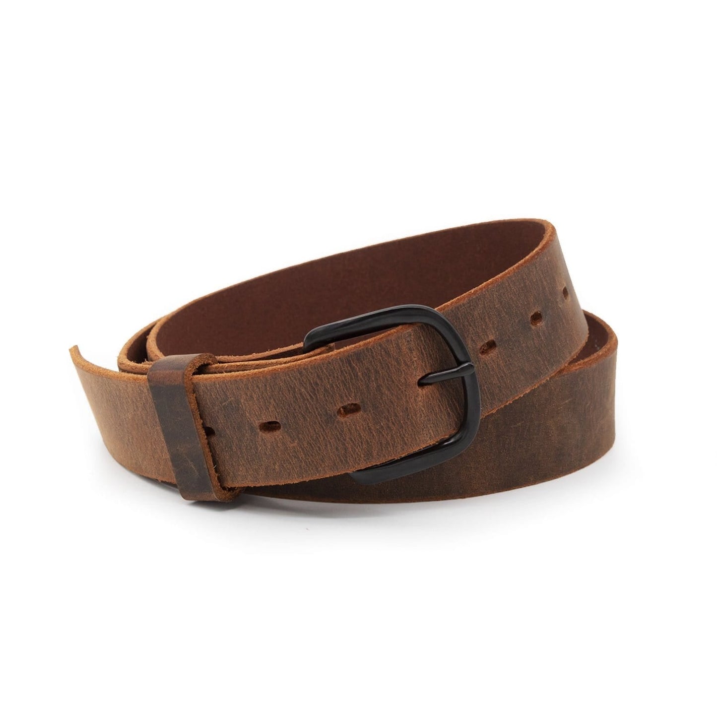 The Bootlegger Leather Belt - Oxford Steels