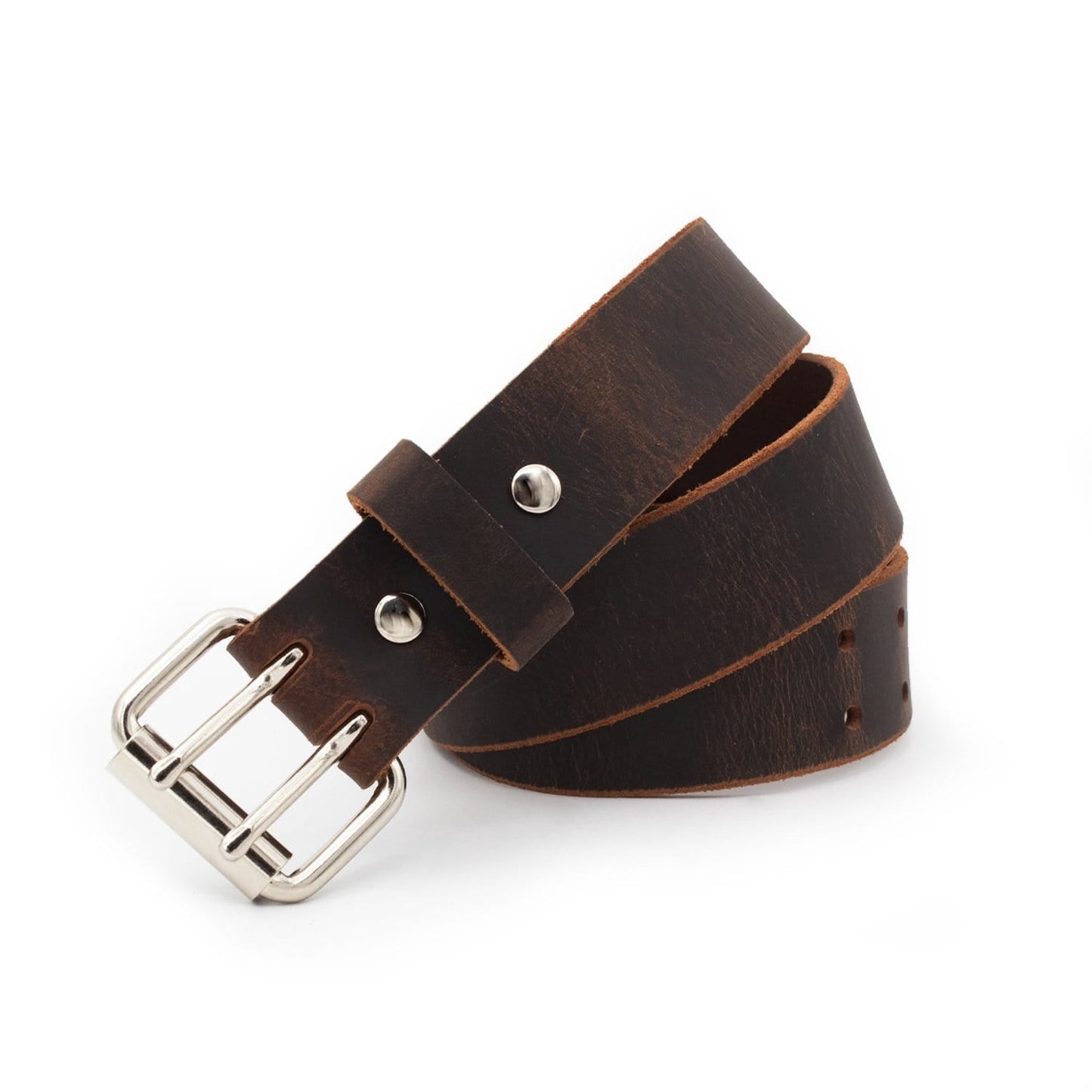 
                  
                    The Double Down Belt Rustic Leather Belt - Oxford Steels
                  
                
