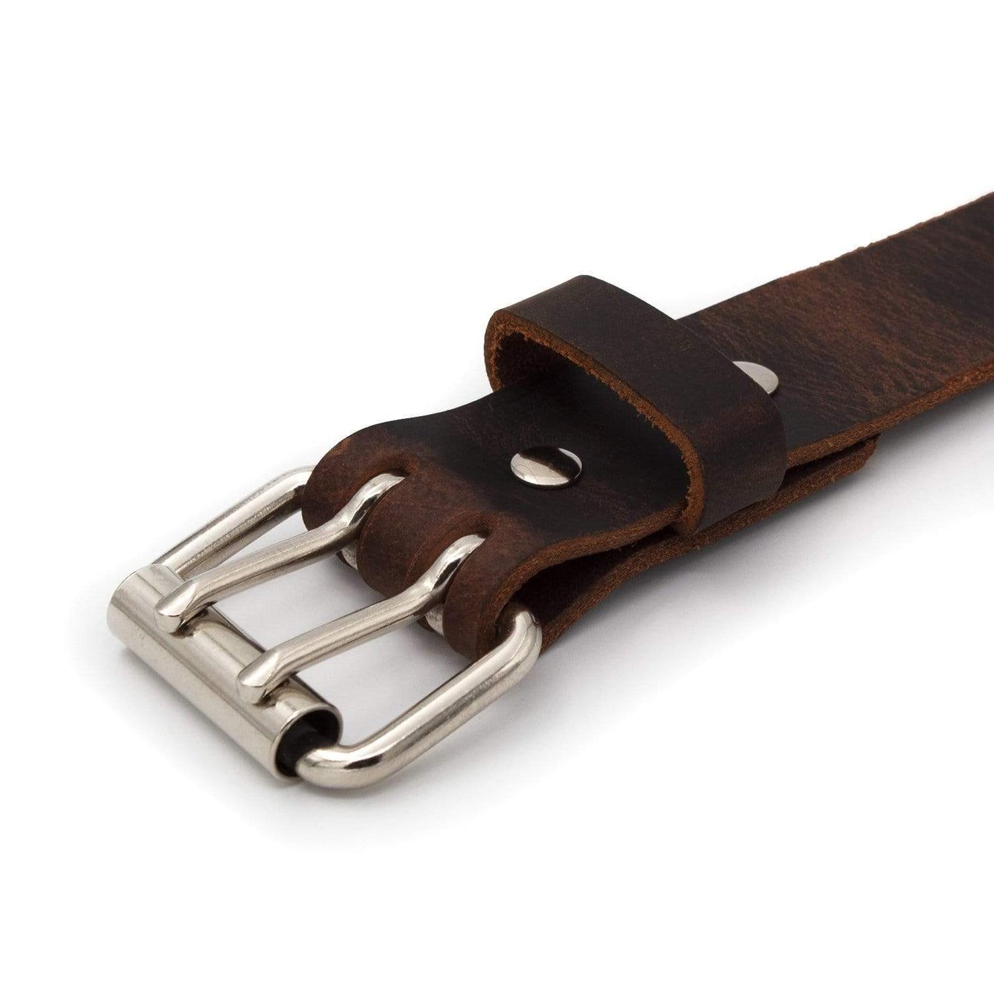 
                  
                    The Double Down Belt Rustic Leather Belt - Oxford Steels
                  
                