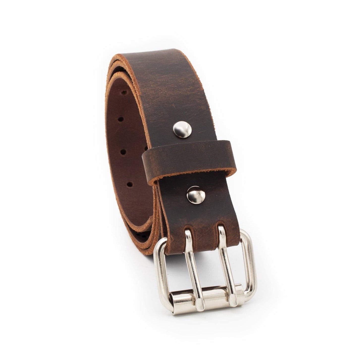
                  
                    The Double Down Belt Rustic Leather Belt - Oxford Steels
                  
                