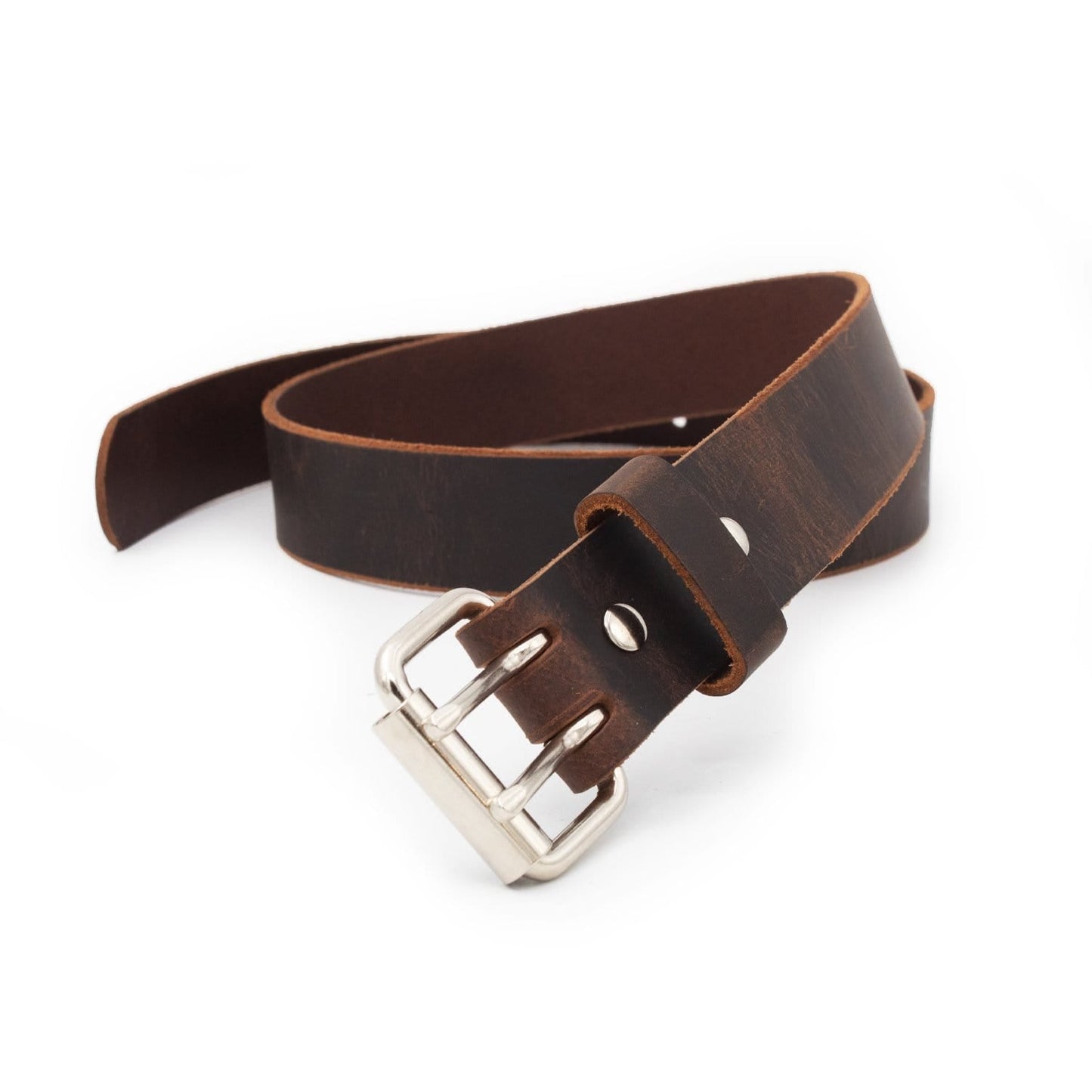 
                  
                    The Double Down Belt Rustic Leather Belt - Oxford Steels
                  
                
