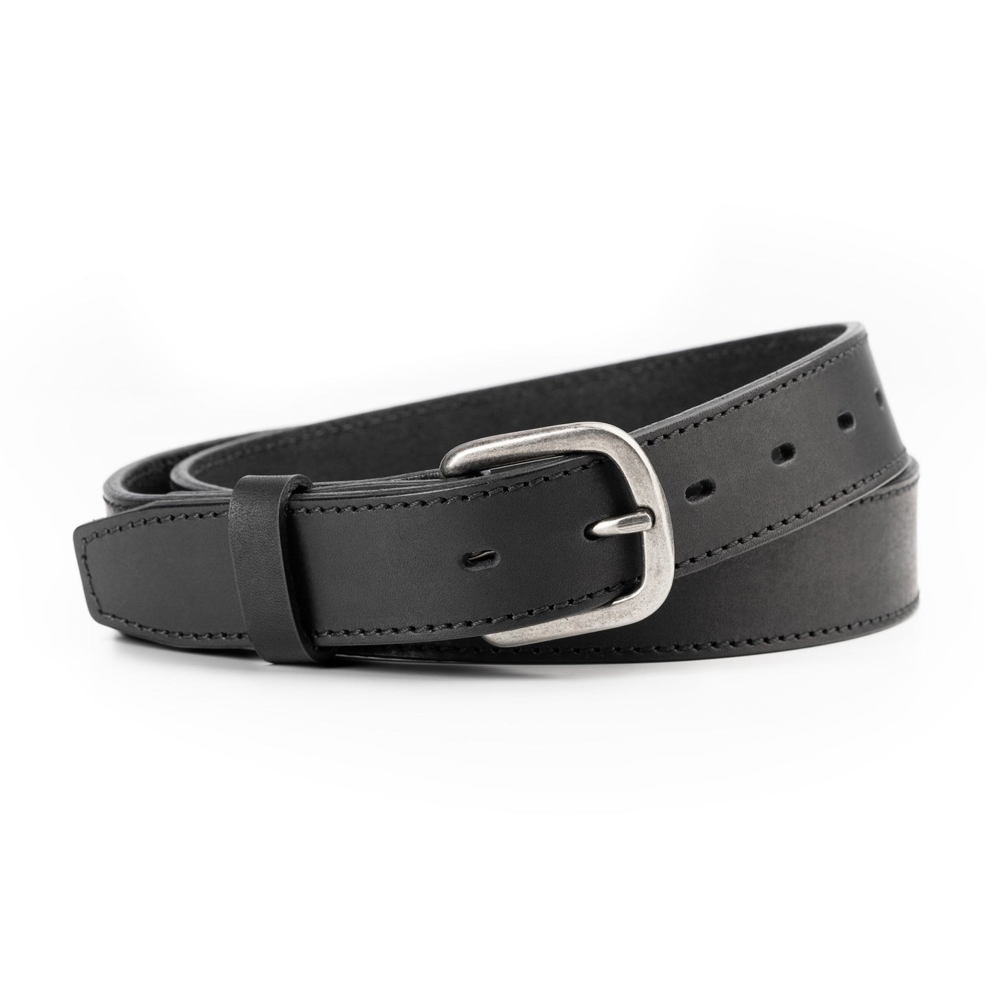 black leather dress belt mens Main Street Forge The Executive Leather 1 1/4 Inch Dress Belt Whiskey Barrel Brown / Pant Size 36 (Belt Size 38)