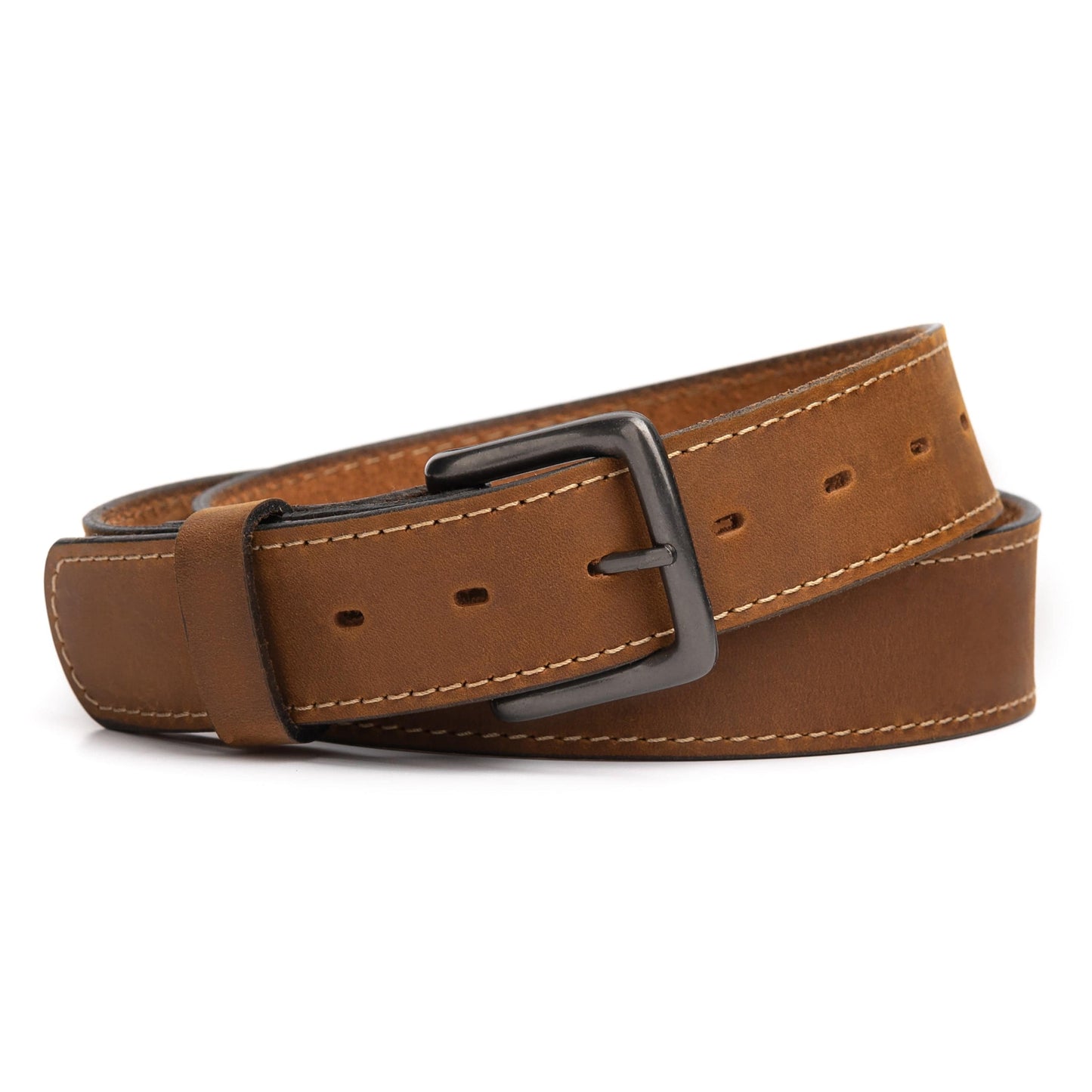 The Outrider Leather Belt - Oxford Steels