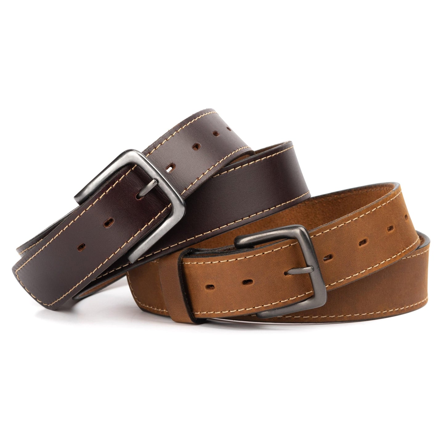 
                  
                    The Outrider Leather Belt - Oxford Steels
                  
                