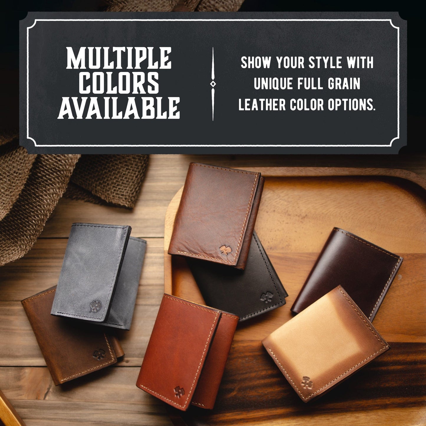 
                  
                    Trifold Leather Wallet - Oxford Steels
                  
                