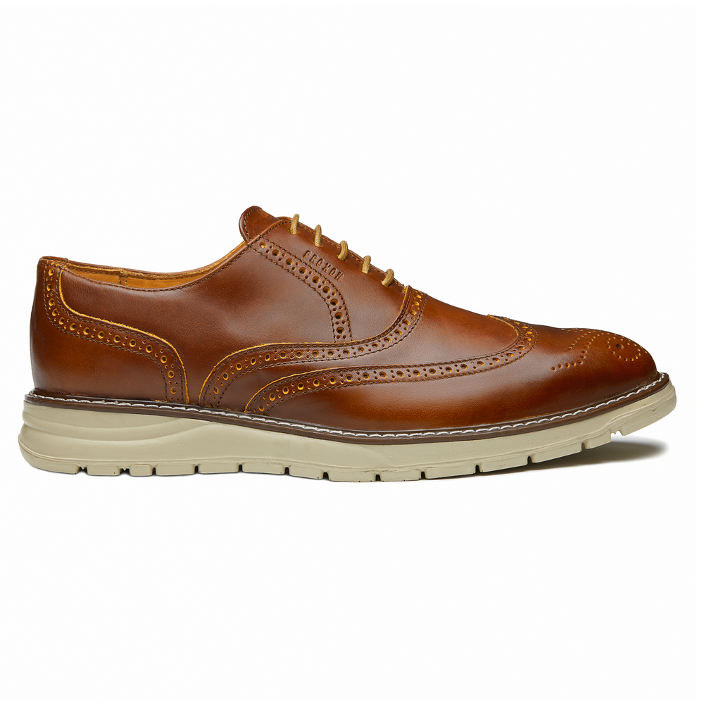 
                  
                    STEEL TOE OXFORD SHOE VOLTA AMBER - Oxford Steels
                  
                