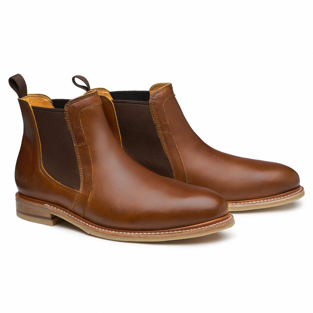 
                  
                    STEEL TOE CHELSEA BOOT WALLACE AMBER - Oxford Steels
                  
                